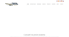 Desktop Screenshot of canaryislandsmarine.com